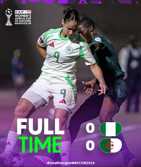 Nigeria and Algeria Secure Quarterfinal Spots After Tactical WAFCON Stalemate