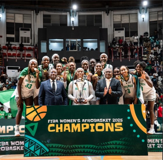 Nigeria’s D’Tigress Make History with Fifth Consecutive AfroBasket Title After 78–64 Win Over Mali