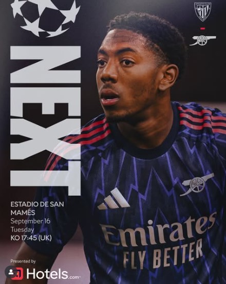 Arsenal vs Athletic Club: Champions League 2025/26