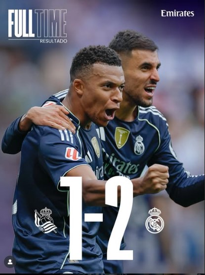 10 Man Madrid Wins Aganist Real Sociedad 2-1