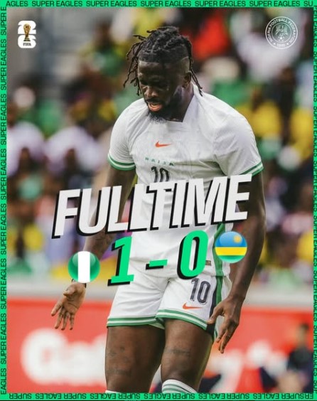 Nigeria Defeat Rwanda 1-0 in World Cup Qualifiers