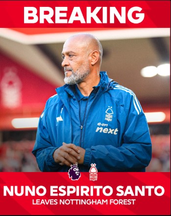 Nottingham Forest and Nuno Espirito Santo Part Ways Amid Management Tensions