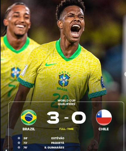 Brazil vs Chile: Seleção Cruise to 3-0 Victory in World Cup Qualifiers