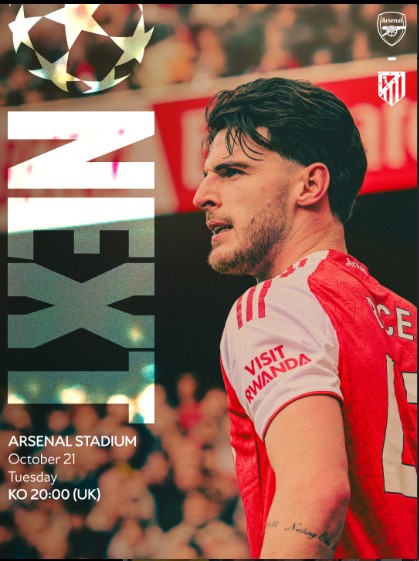 Arsenal vs Atletico Madrid: Champions League Clash Set for a Thrilling Encounter at the Emirates