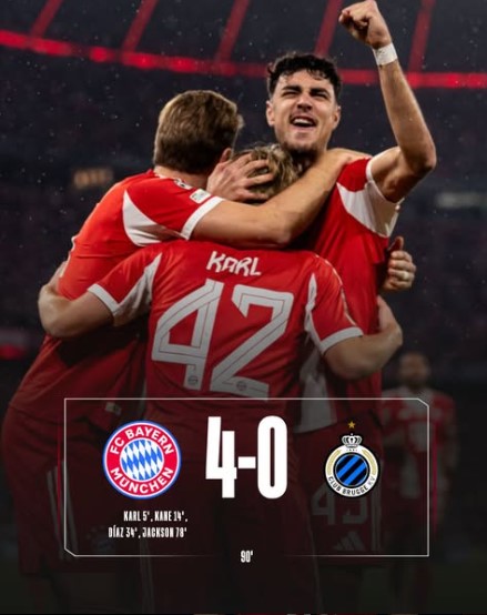 Teen Sensation Lennart Karl Shines as Bayern Munich Crush Club Brugge 4-0 in UCL Dominance