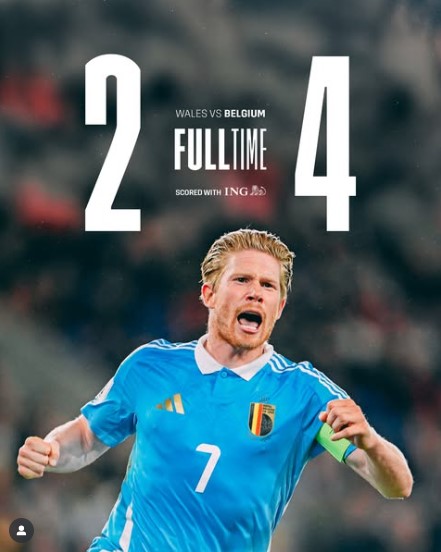 Belgium Back on Track with 4-2 Victory Over Wales