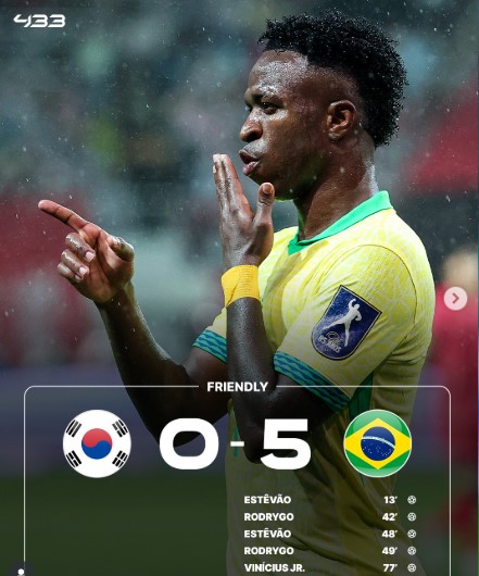Brazil 5–0 South Korea: Brazil Run Riot in Seoul