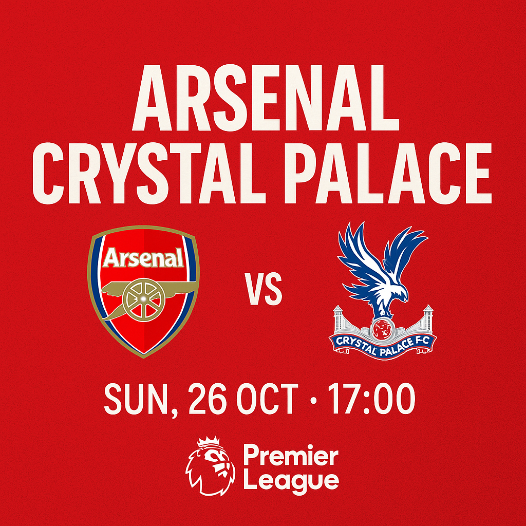 Arsenal vs Crystal Palace: Title-Chasing Gunners Face In-Form Eagles in London Derby