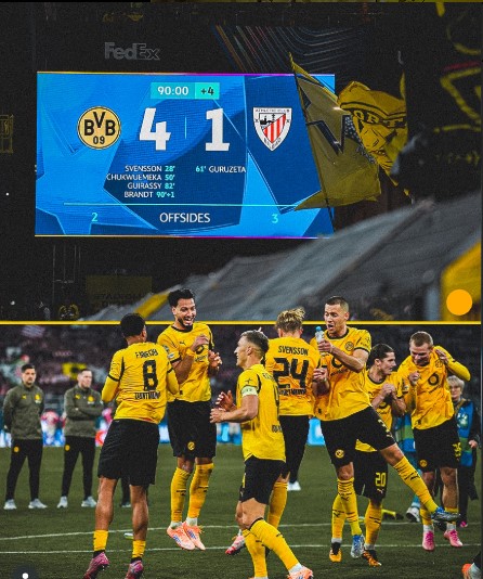 Borussia Dortmund 4-1 Athletic Club: BVB Outclass Basque Side at Signal Iduna Park