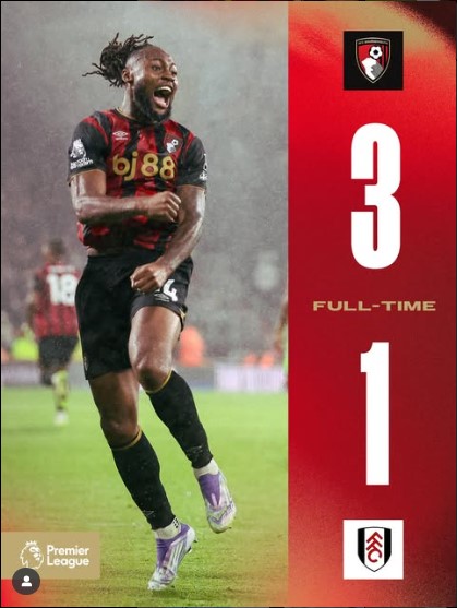 Bournemouth 3–1 Fulham: Semenyo Double Powers Comeback