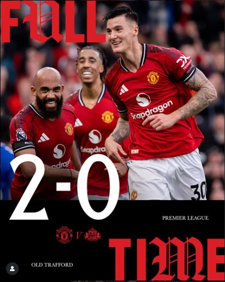 Manchester United Beat Sunderland 2–0: United Back To Winning