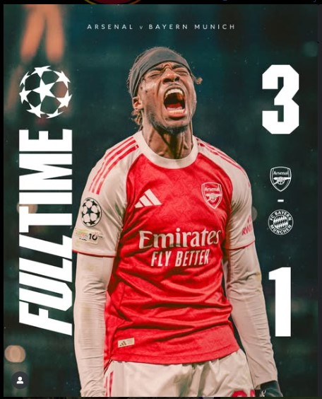Arsenal End Bayern Munichโs Unbeaten Run With Dominant 3โ1 Victory at the Emirates