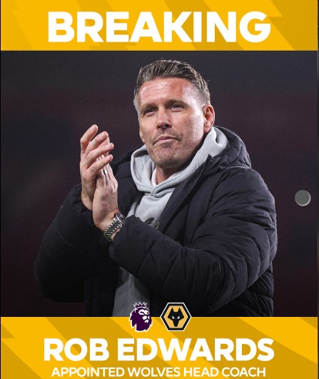Rob Edwards Appointed New Wolves Head Coach
