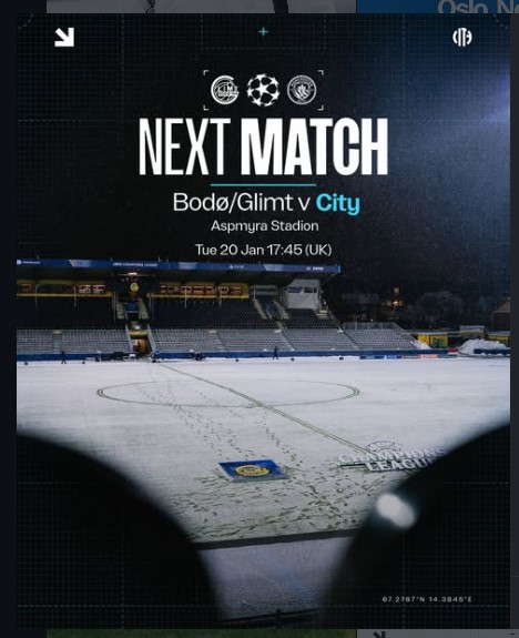 Bodo/Glimt vs Man City UCL Prediction
