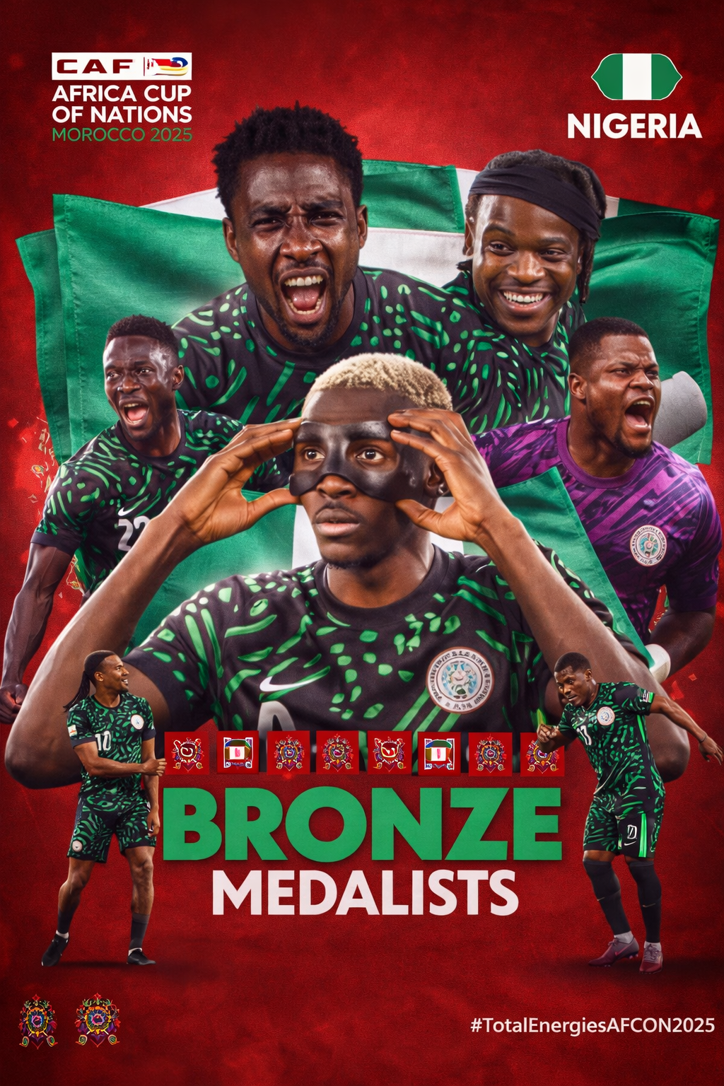 Nigeria Finish Third at AFCON 2025 After Dramatic Penalty Shootout Win Over Egypt