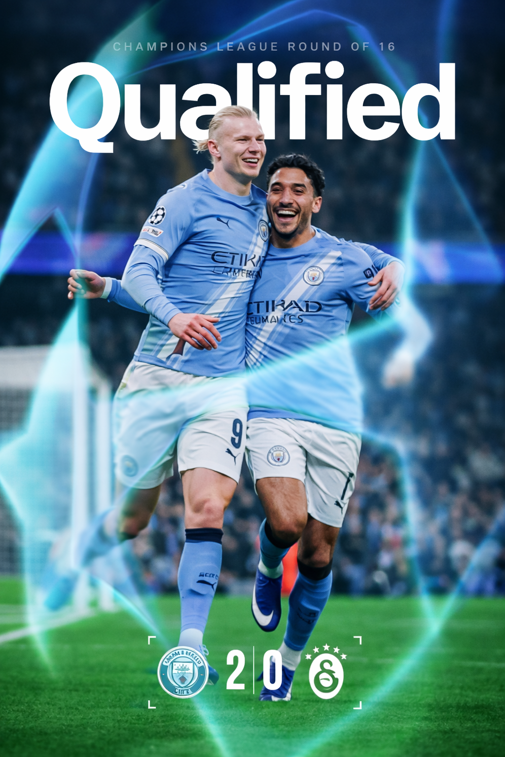 Haaland and Cherki Fire Manchester City into Champions League Knockout Stage