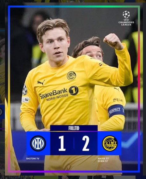 Bodø/Glimt Shock Inter Milan: Arctic Underdogs Reach Historic Champions League Last 16