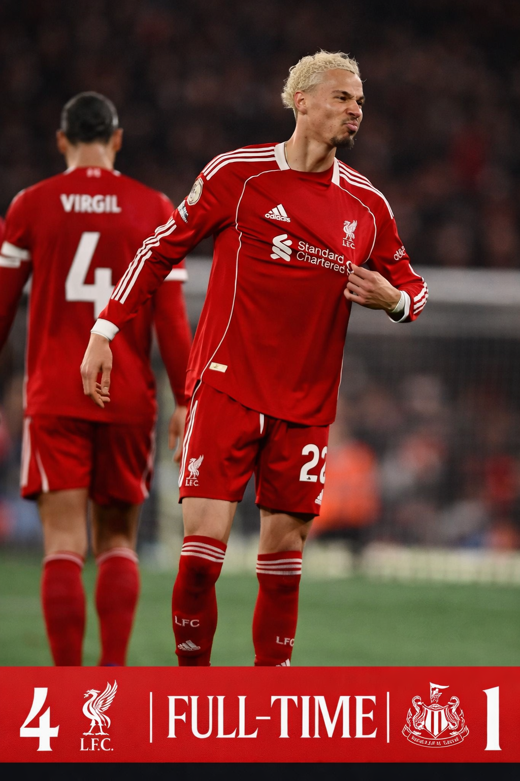 Ekitike’s Quickfire Brace Inspires Liverpool to 4–1 Comeback Win Over Newcastle