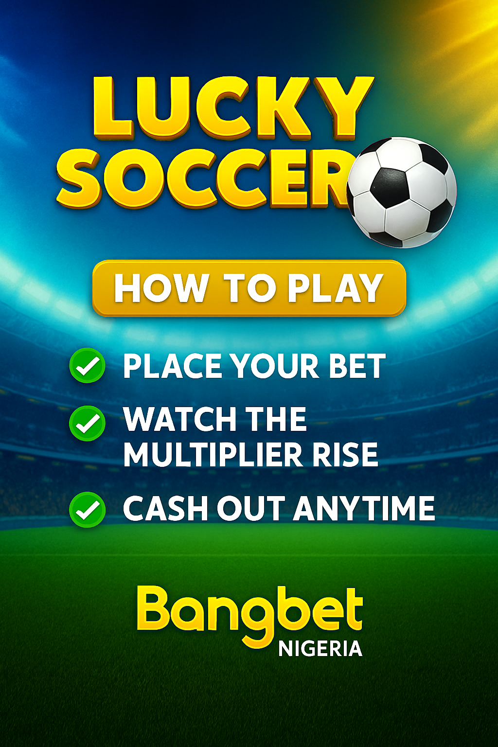 Lucky Soccer Casino Game on Bangbet Nigeria