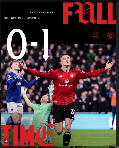 Manchester United Beat Everton 1-0 as Sesko Super-Sub Strike Extends Unbeaten Run