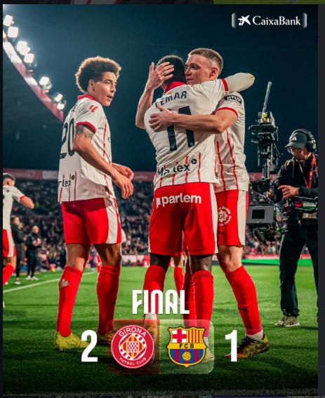 Girona 2-1 Barcelona: Shock La Liga Defeat Sends Real Madrid Top