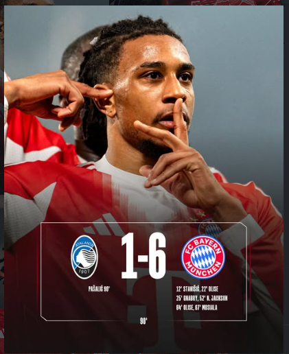 Bayern Munich Deliver Champions League Masterclass with 5+ Goal Thriller as Olise Shines