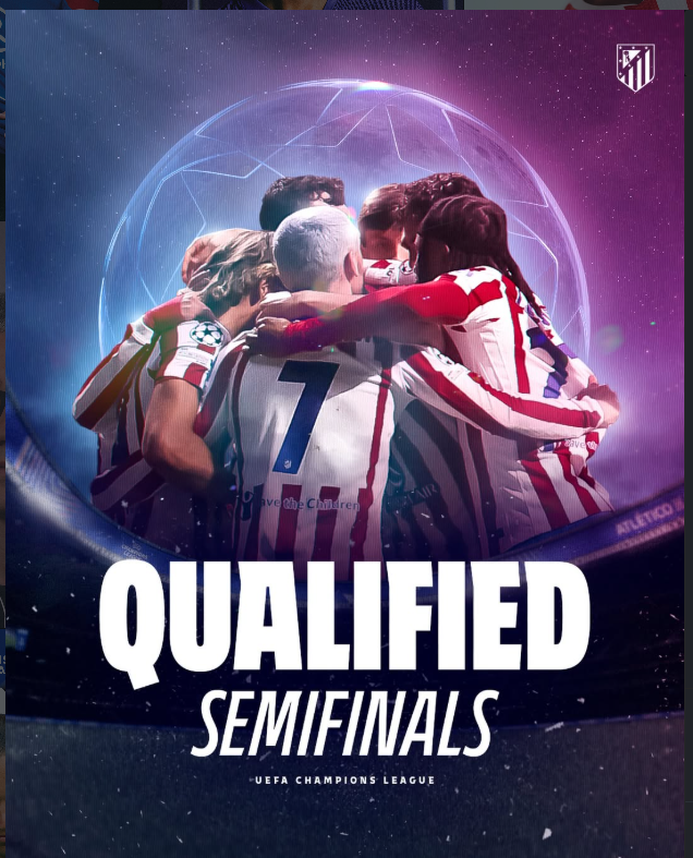 Atlรฉtico Madrid vs Barcelona: Atlรฉtico Reach UCL Semi-Finals After Dramatic 3-2 Aggregate Win