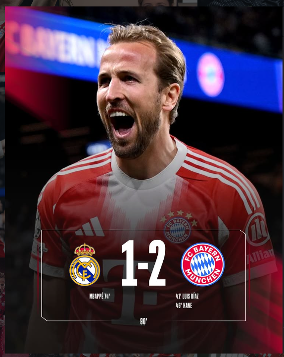 Bayern Munich Stun Real Madrid 2-1 at Bernabéu | UCL Quarter-Final Match Report & Analysis