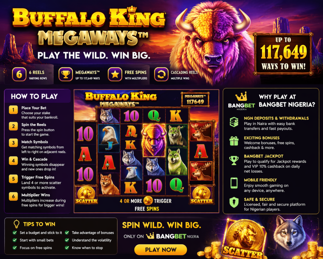 Buffalo King Megaways: Complete Guide, Tips & Why to Play on Bangbet Nigeria
