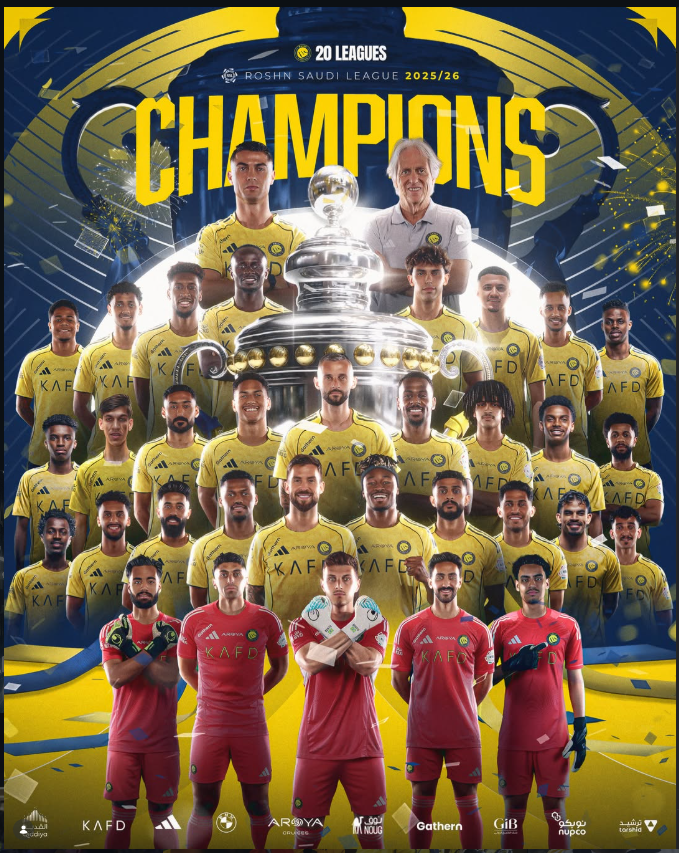 Al Nassr’s Triumph: Ronaldo’s Brace Seals Historic Saudi Pro League Title