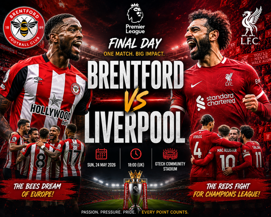 Liverpool vs Brentford: Reds and Bees Battle for European Dreams