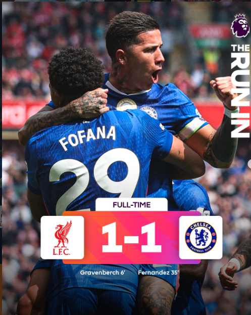 Liverpool 1-1 Chelsea: Enzo Fernández Earns Valuable Point at Anfield