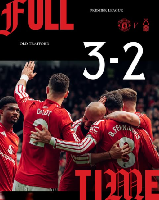 Manchester United Beat Nottingham Forest 3-2 to Seal Third Place and Give Casemiro Emotional Farewell
