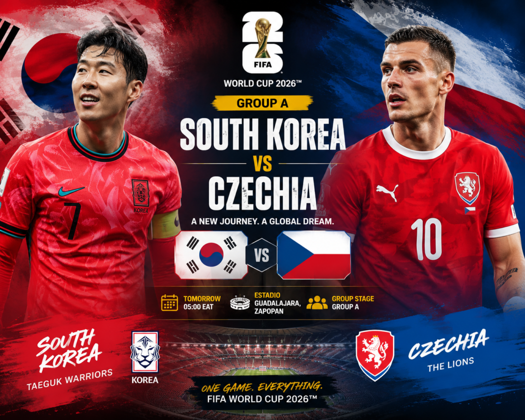South Korea vs Czech Republic Prediction: Son Heung-min Eyes Winning Start at FIFA World Cup 2026