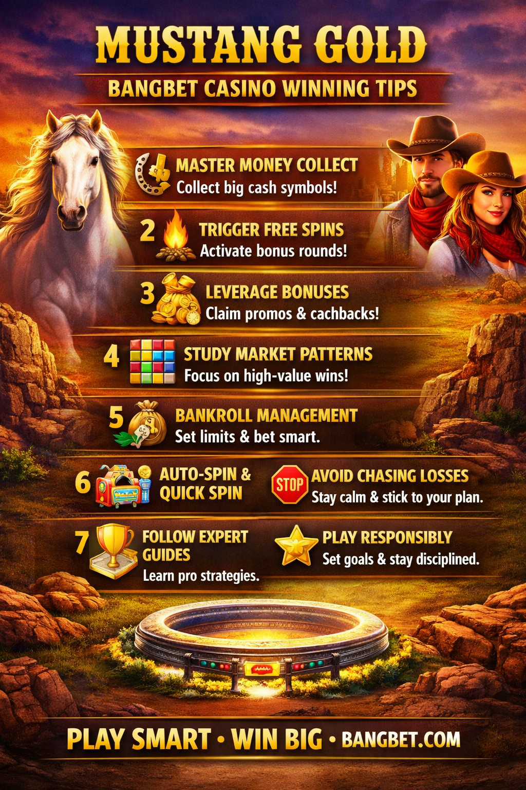 Best Techniques to Win Big on MUSTANG GOLD at Bangbet Casino