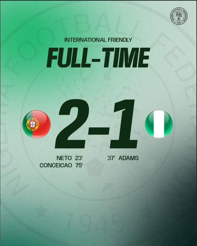Portugal 2-1 Nigeria: Conceição Fires Selecção to Victory as Iwobi Reaches 100 Caps