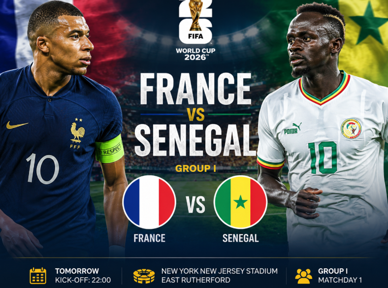 France vs Senegal Prediction, Preview & Betting Tips – FIFA World Cup 2026