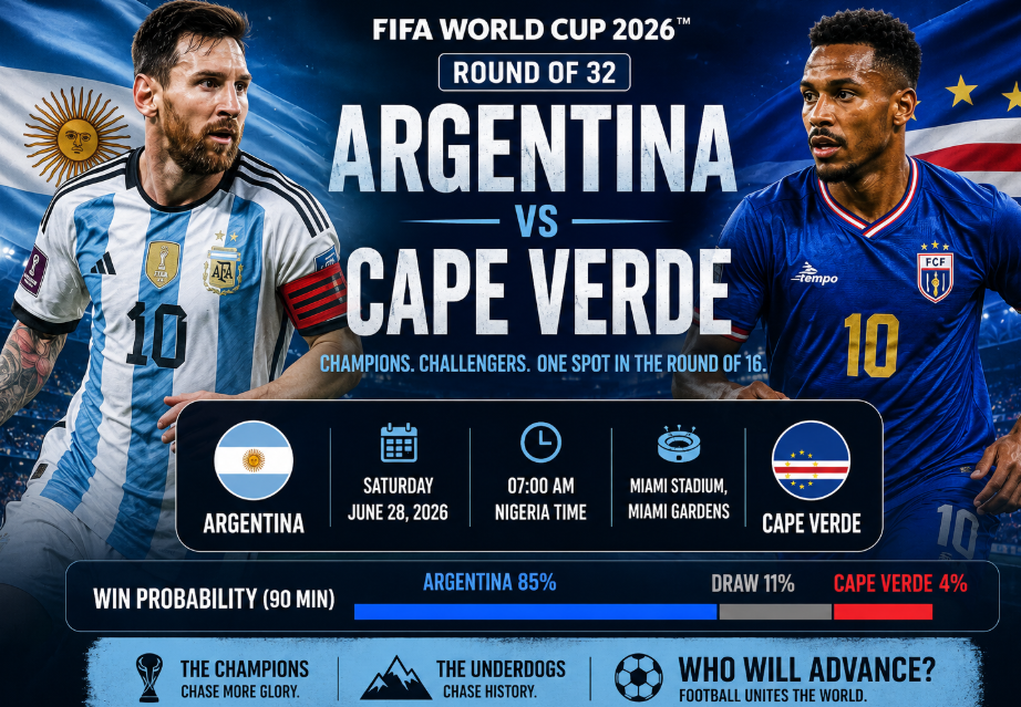 Argentina vs Cape Verde Preview: Can Cape Verde Shock the Champions?
