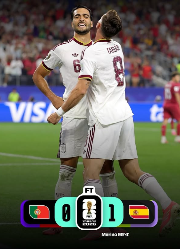 Spain vs Portugal Result: Merino’s Late Strike Sends Spain Through