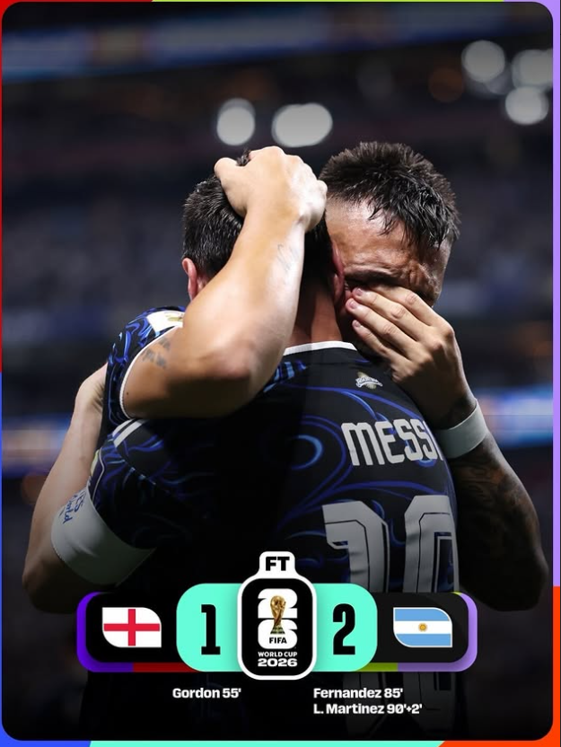 Argentina 2-1 England: Messi Inspires Another Epic World Cup Comeback to Reach the 2026 Final