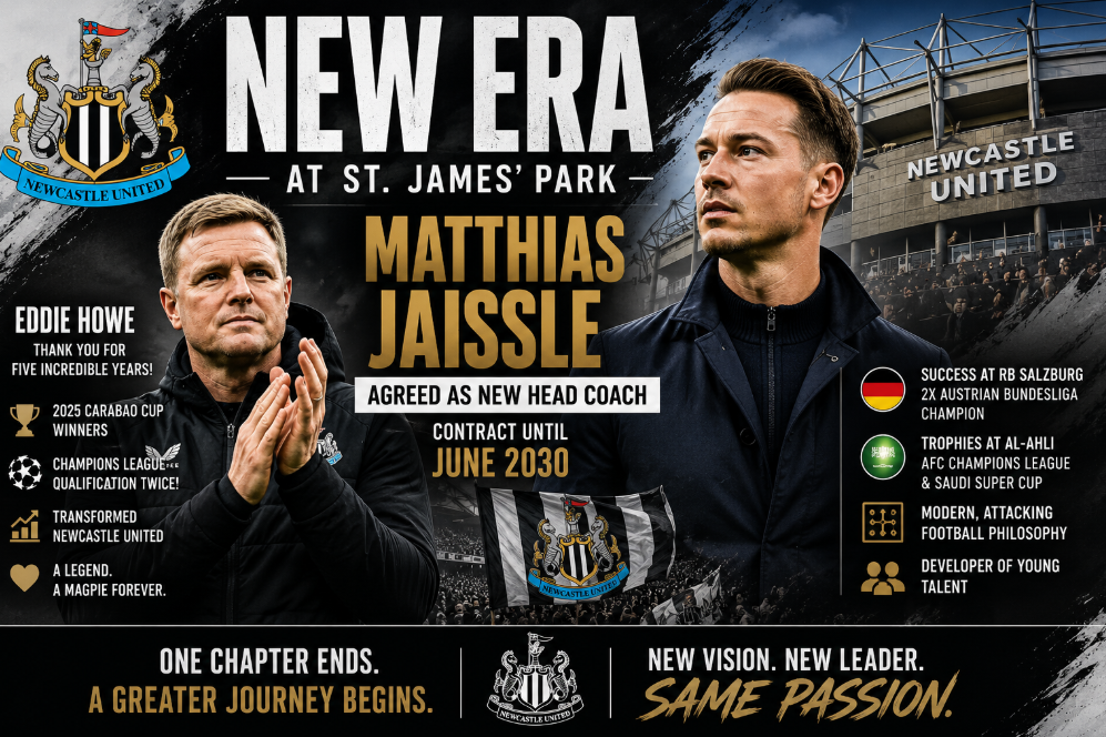 Newcastle Agree Deal for Matthias Jaissle as Eddie Howe Era Ends at St. James’ Park