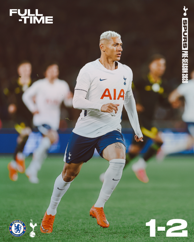 Tottenham Beat Chelsea 2-1 as Richarlison Seals Victory for 10-Man Spurs
