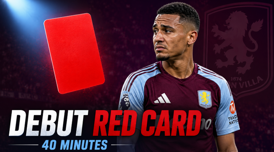Quickest Premier League Debut Red Cards