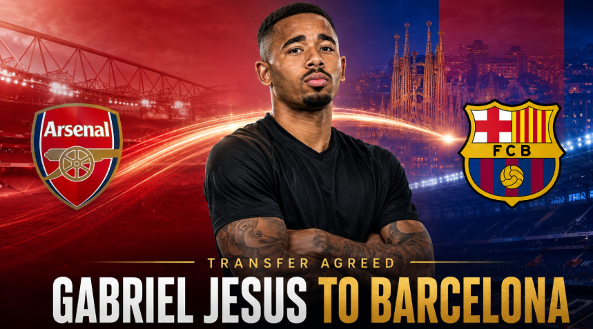 Gabriel Jesus to Barcelona: €10m Arsenal Deal Signed Ahead of Medical