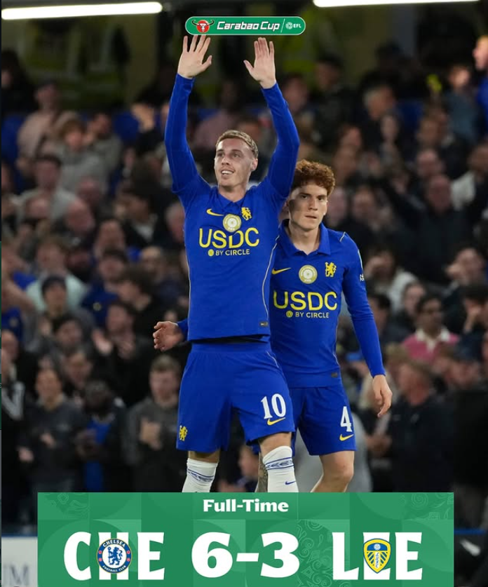 Chelsea’s Epic 6-3 Comeback Stuns Leeds in Carabao Cup Thriller