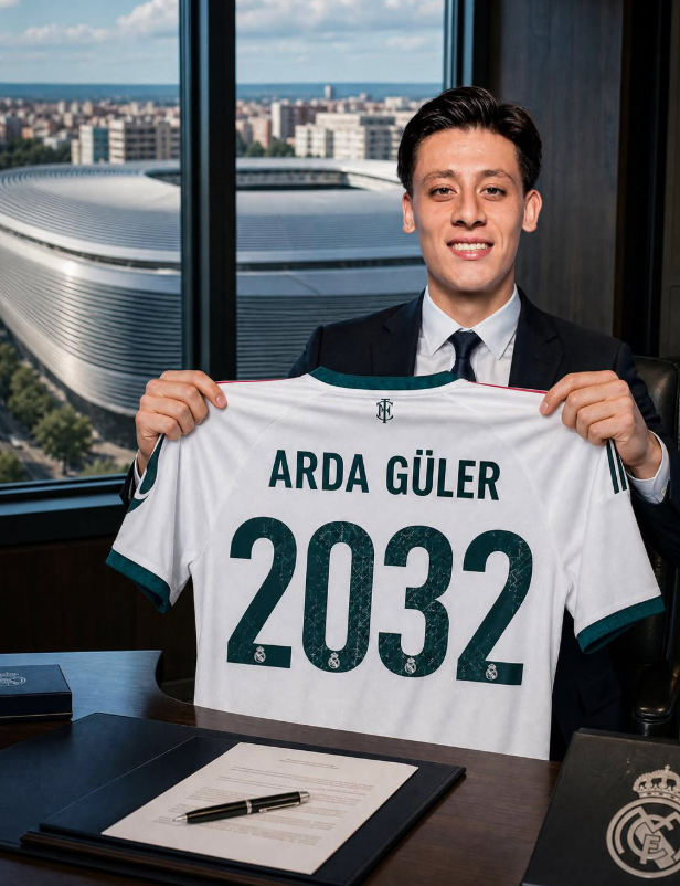 Arda Güler Signs New Real Madrid Contract Until 2032 as Turkish Star Becomes Key to Madrid’s Future