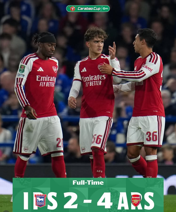 Ipswich Town 2-4 Arsenal: Max Dowman Scores Brace on First Start of the Season