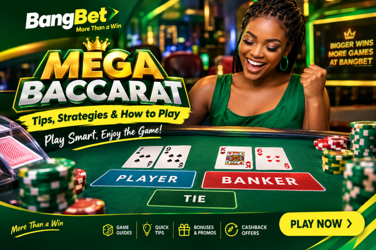 Mega Baccarat on BangBet Naija: Tips, Strategies and How to Play