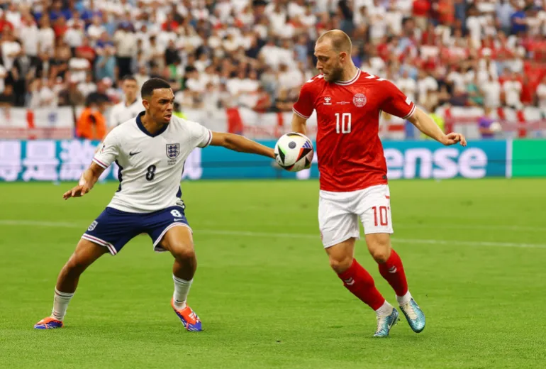 England vs. Denmark UEFA Euro 2024