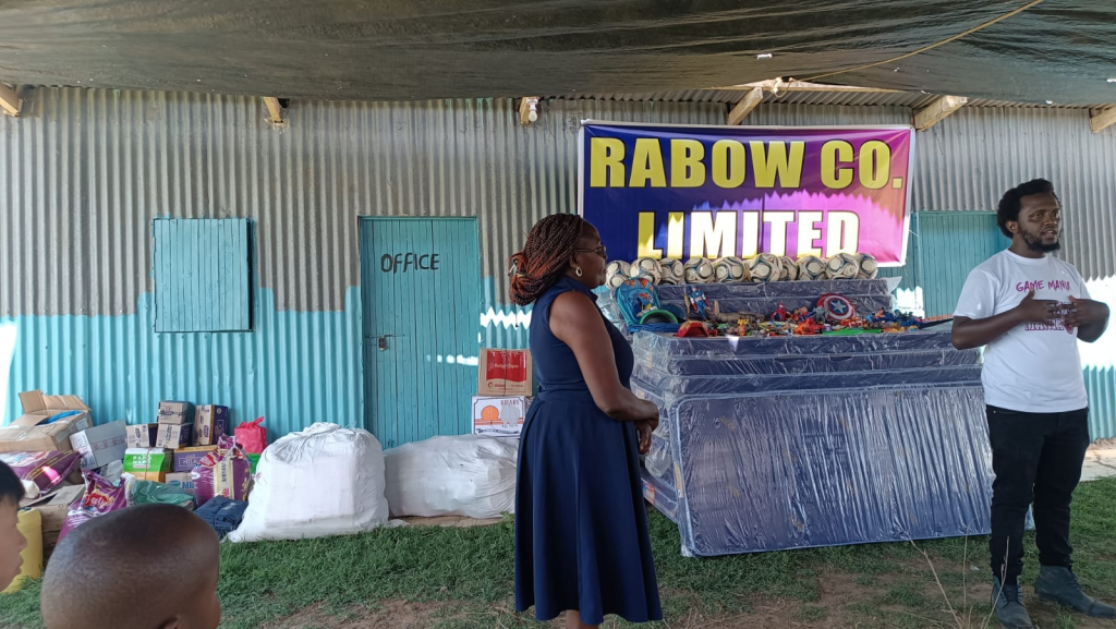 Bangbet visited a children's home in Emali as part of CSR